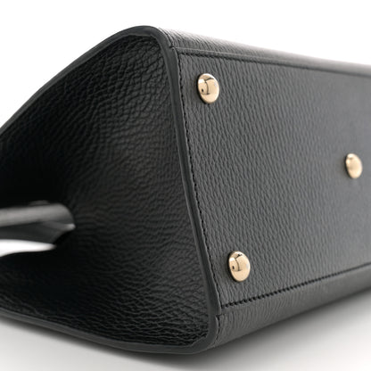 Gucci Pebbled Calfskin Medium Soho Top Handle Satchel Black 9 of 12