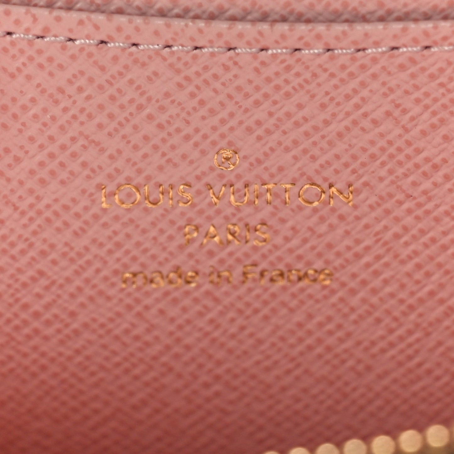 Damier Ebene Zippy Coin Purse Rose Ballerine