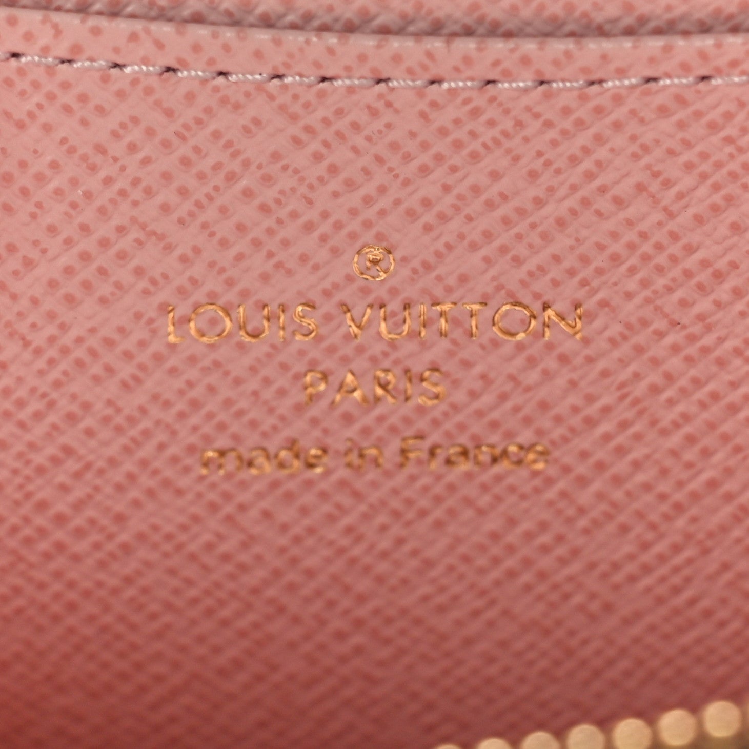 Louis Vuitton Damier Ebene Zippy Coin Purse Rose Ballerine 6 of 7