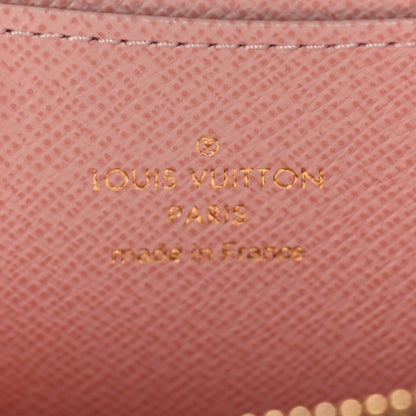 Louis Vuitton Damier Ebene Zippy Coin Purse Rose Ballerine 6 of 7