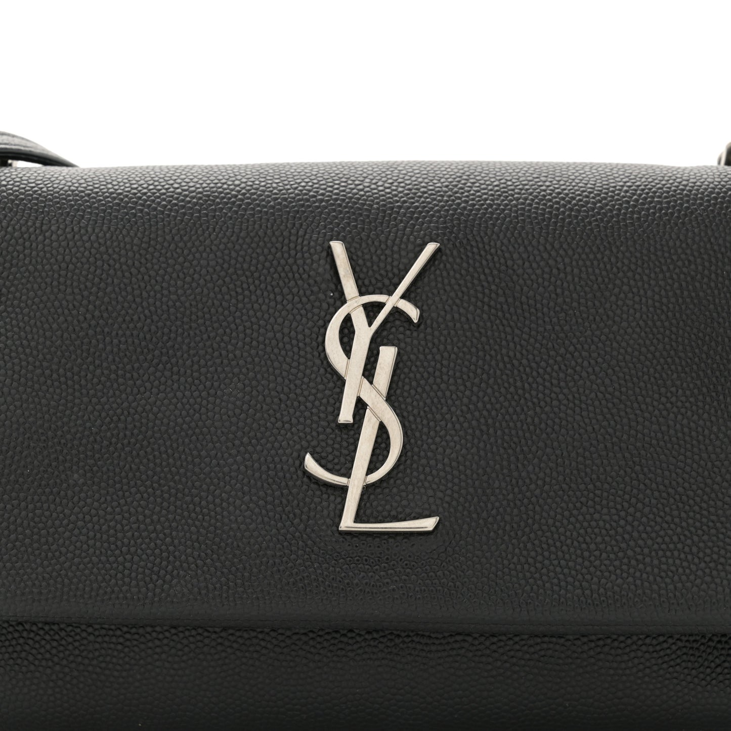 Grain De Poudre Monogram Toy West Hollywood Fold-Over Bag Black