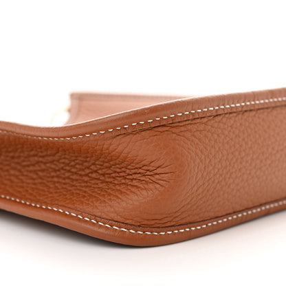 Hermes Taurillon Clemence Evelyne TPM Gold 10 of 12