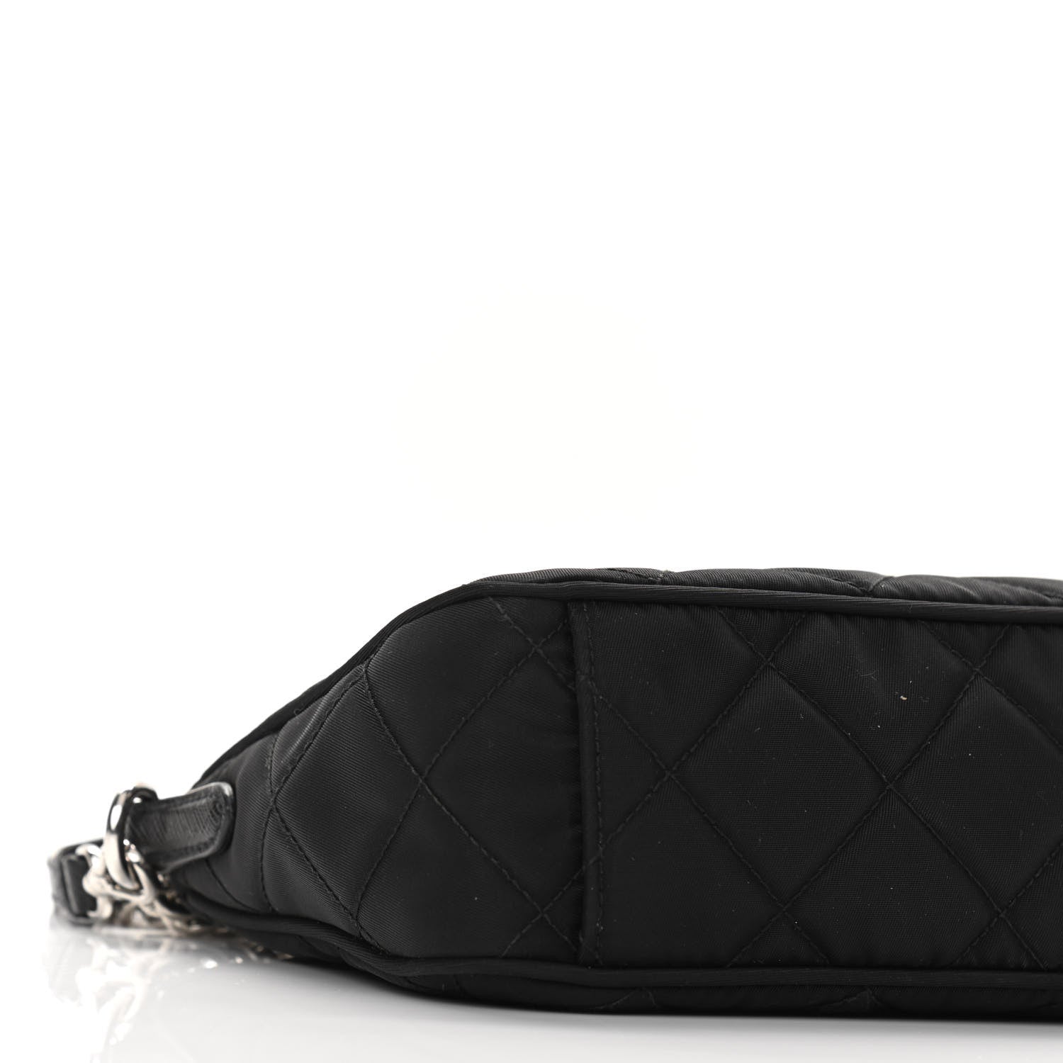Prada Nylon Tessuto Impuntu Quilted Crossbody Bag Black 8 of 9