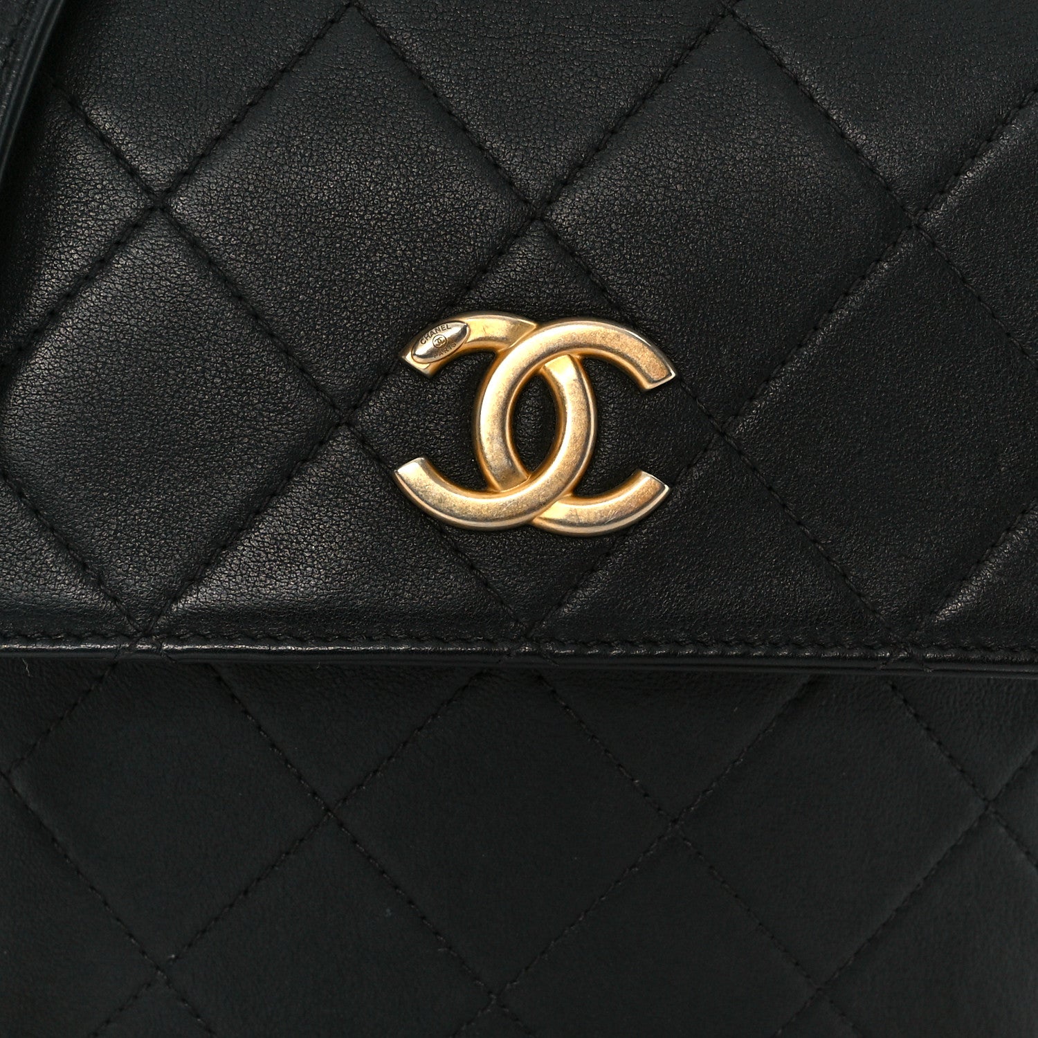 Chanel Calfskin Quilted Pearl Small About Pearls Hobo Bag Black 8 of 10