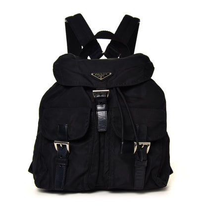 Prada Tessuto Nylon Vela Small Backpack Black 1 of 5