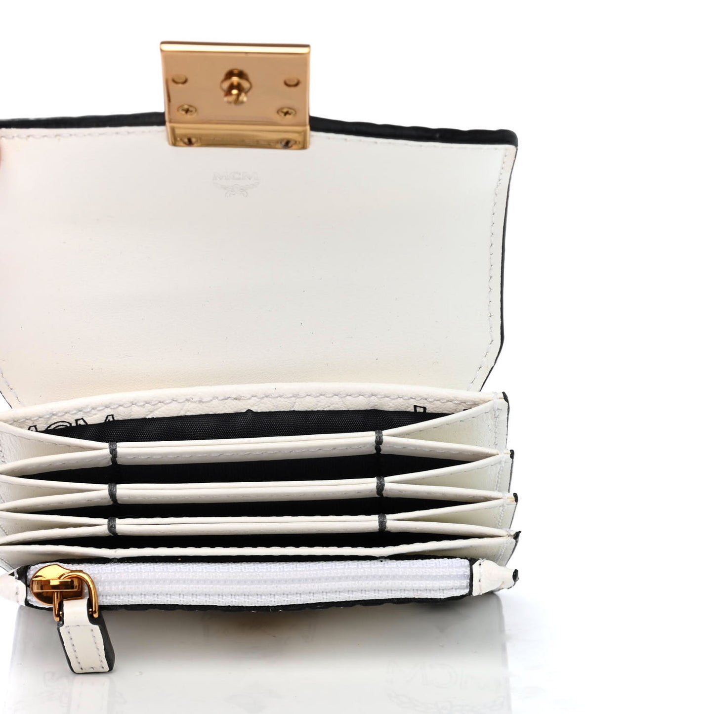 Visetos Mini Accordion Card Wallet White