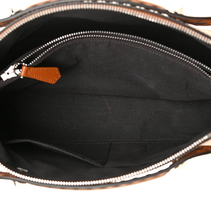 Fendi Vitello King Logo Embossed Medium By The Way Boston Bag Cuoio 5 of 9