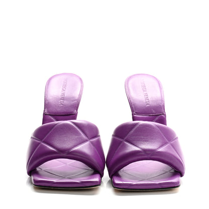 Bottega Veneta Nappa Quilted Rubber Lido Mule Sandals 38 Gumdrop 3 of 9