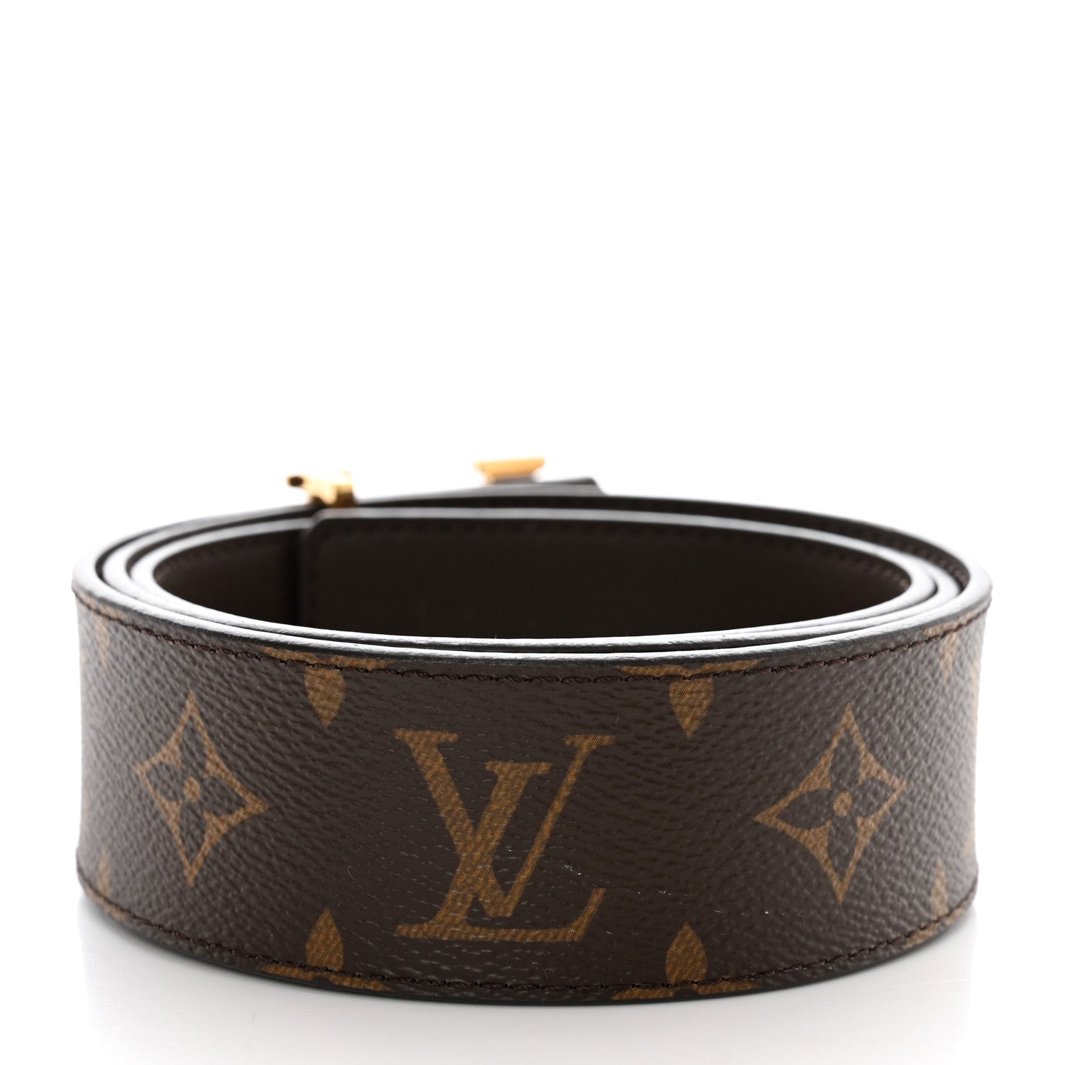 Louis Vuitton Monogram 40mm LV Initiales Belt 85 34 2 of 4