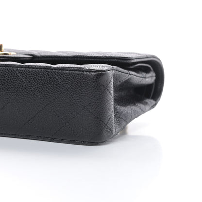 Chanel Caviar Quilted Medium Double Flap Black 10 of 11