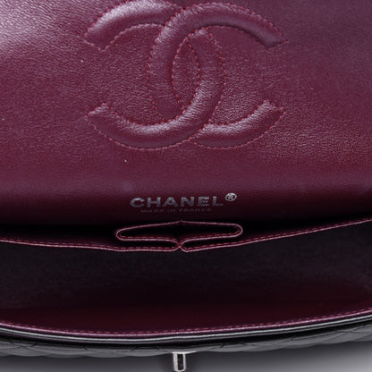 Chanel Lambskin Quilted Medium Double Flap Black 5 of 10