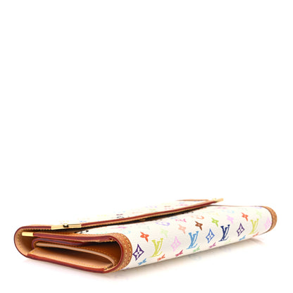 Louis Vuitton Monogram Multicolor Porte Tresor International Wallet White 4 of 7