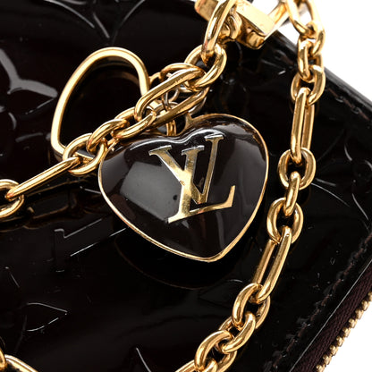 Louis Vuitton Vernis Coeur Heart Coin Purse Amarante 8 of 10