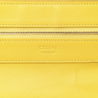 Celine Lambskin Horizontal Cabas Sun Yellow 6 of 15