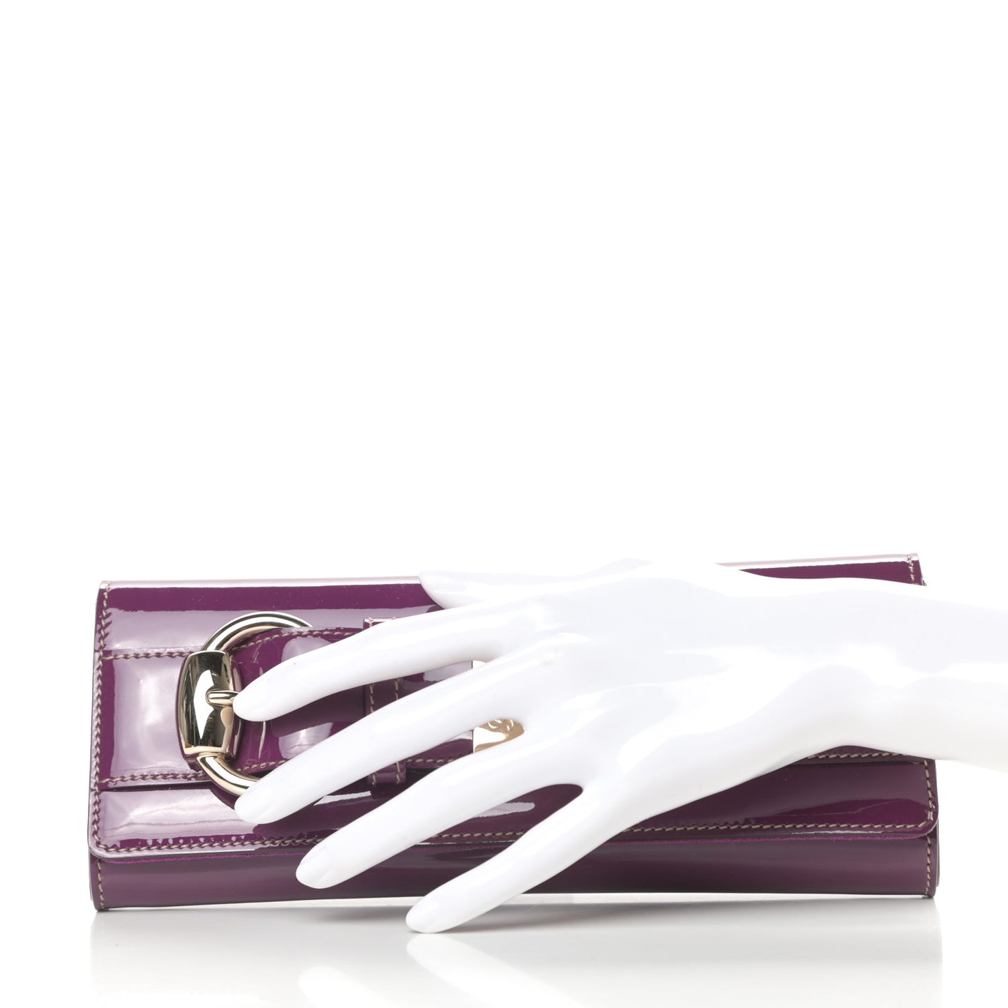 Patent Romy Clutch Purple