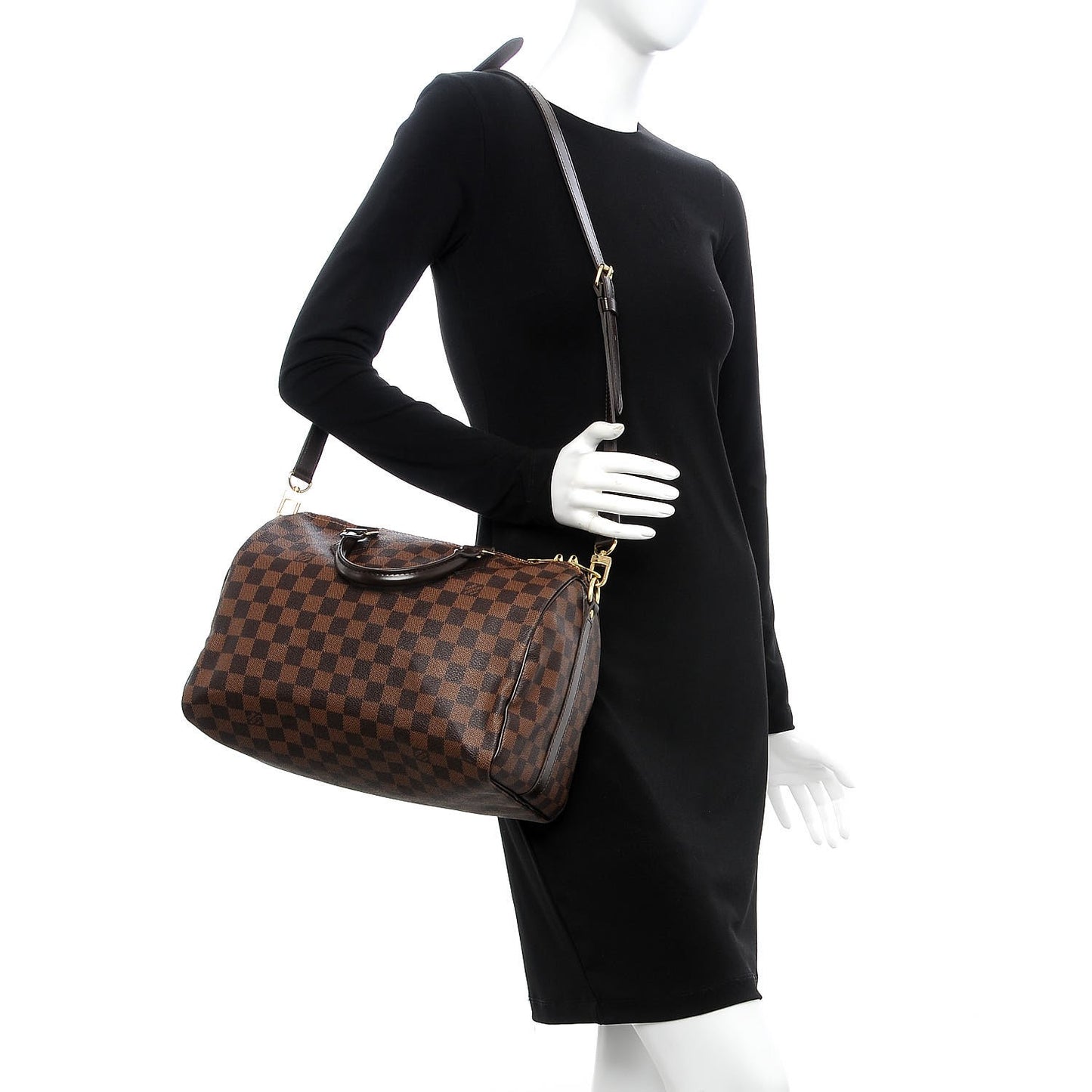 Damier Ebene Speedy Bandouliere 30