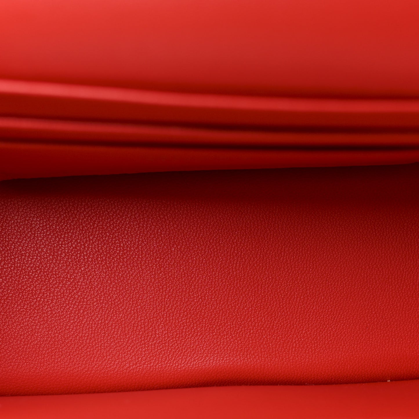 Calfskin Snakeskin Embossed Virtus Mini Chain Crossbody Red