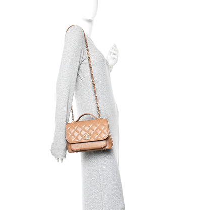Chanel Caviar Quilted Medium Business Affinity Flap Beige 2 of 13