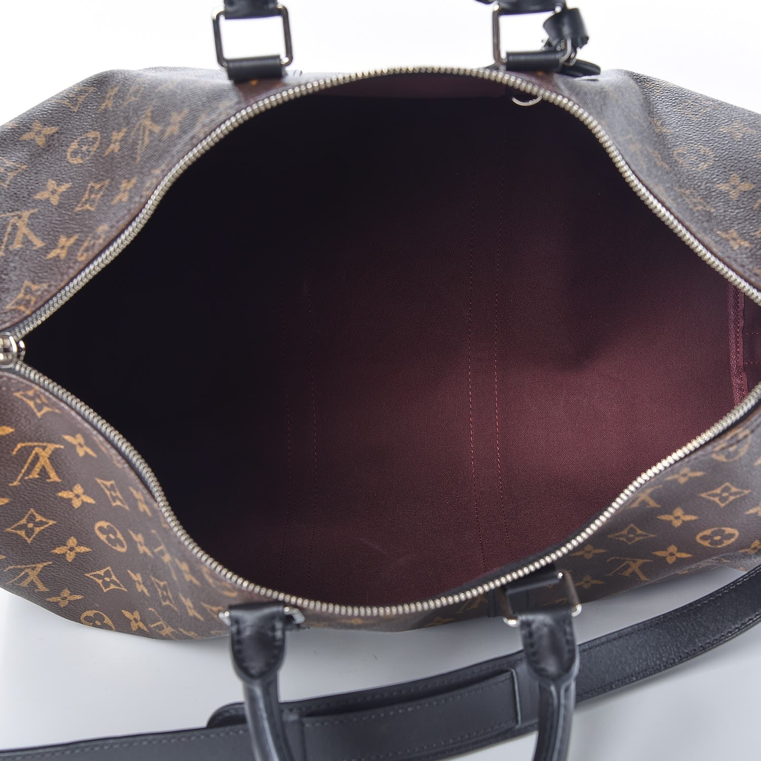 Louis Vuitton Monogram Macassar Keepall Bandouliere 45 5 of 8
