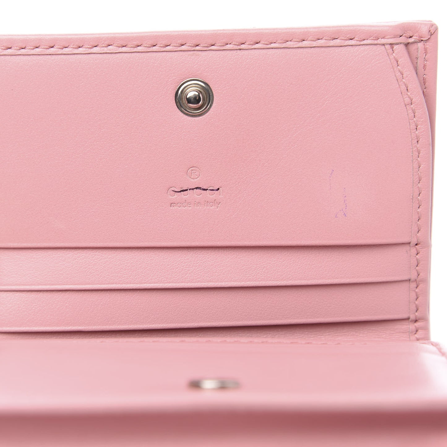 Calfskin Matelasse GG Marmont Mini Wallet On Chain Wild Rose