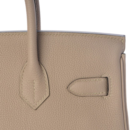 Hermes Togo Birkin 30 Gris Tourterelle 28 of 33