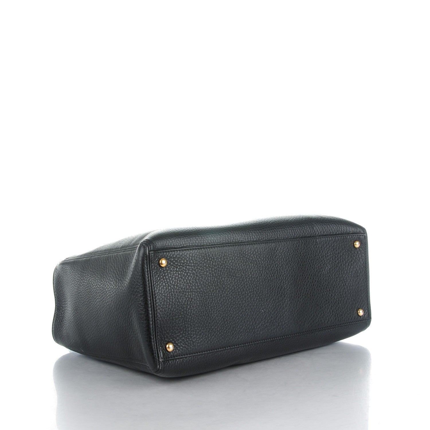 Chanel Deerskin Cerf Executive Shopper Tote Black 4 of 10