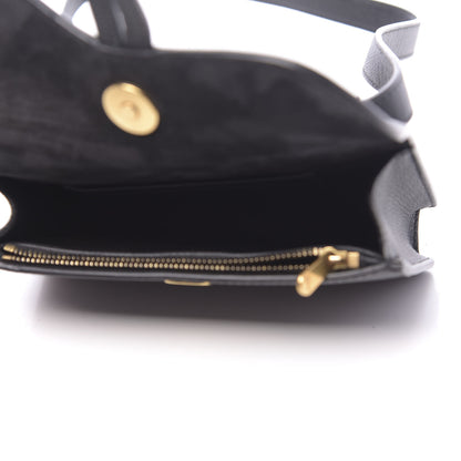 Christian Dior Grained Calfskin Saddle Belt Bag Black 5 of 12