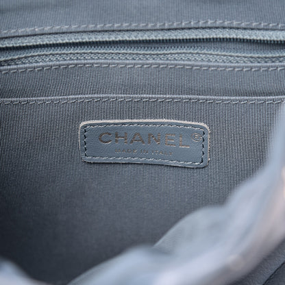 Chanel Lambskin Chevron Quilted Small Urban Spirit Backpack Light Blue 6 of 12