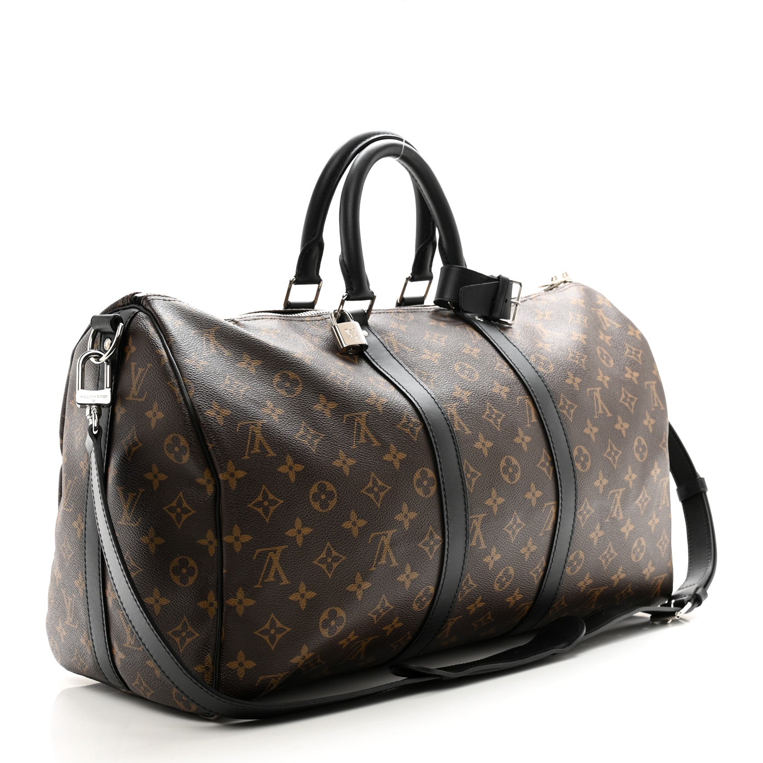 Louis Vuitton Monogram Macassar Keepall Bandouliere 45 2 of 12