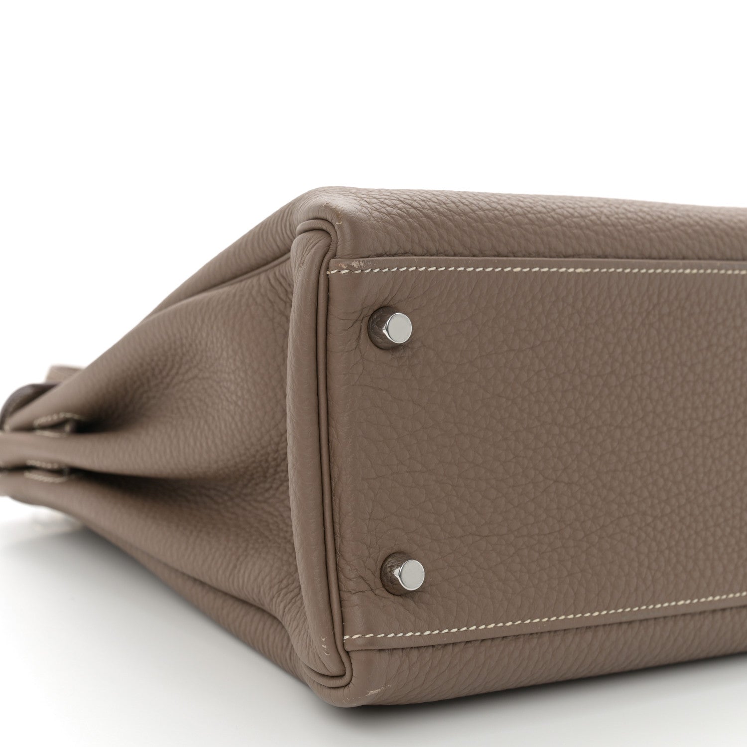 Hermes Togo Kelly Retourne 32 Etoupe 9 of 13