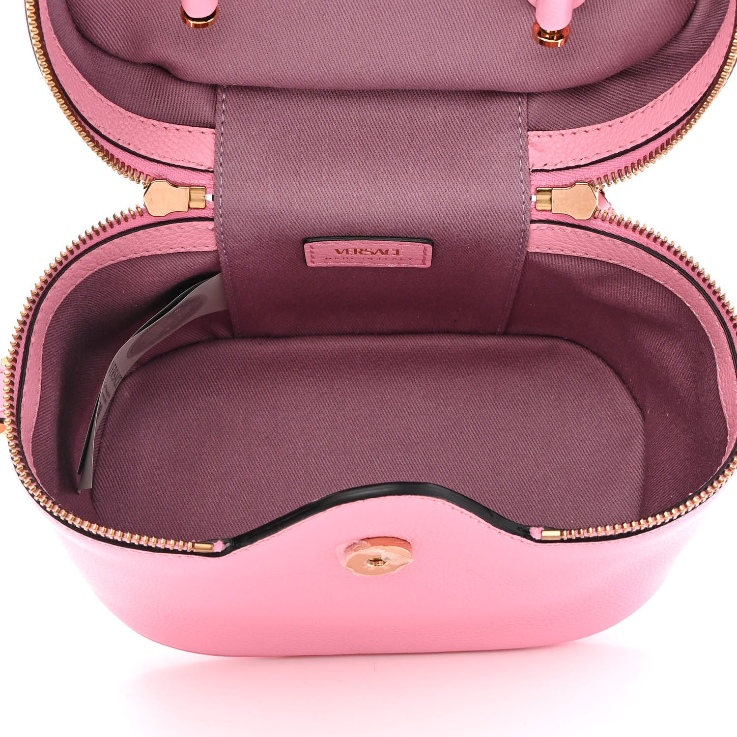 Versace Grained Calfskin Medusa Vanity Case Pink 5 of 9