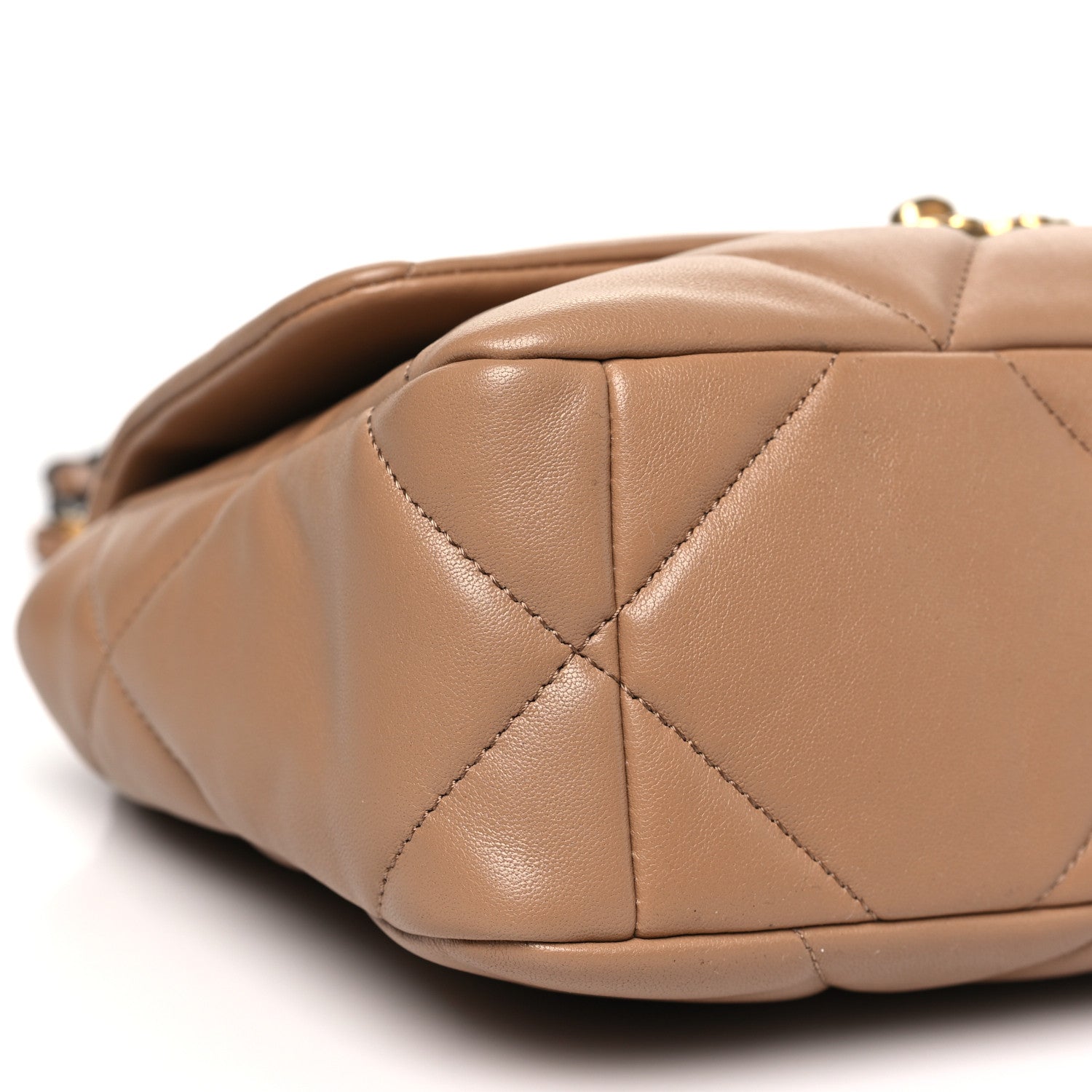 Chanel Lambskin Quilted Medium Chanel 19 Flap Brown 9 of 11