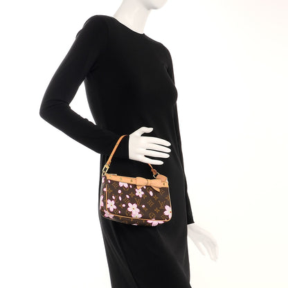Louis Vuitton Monogram Cherry Blossom Pochette Accessories Brown 2 of 7