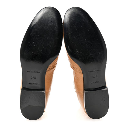 Balenciaga Arena Broderie Ankle Booties 37.5 Cumin 6 of 9