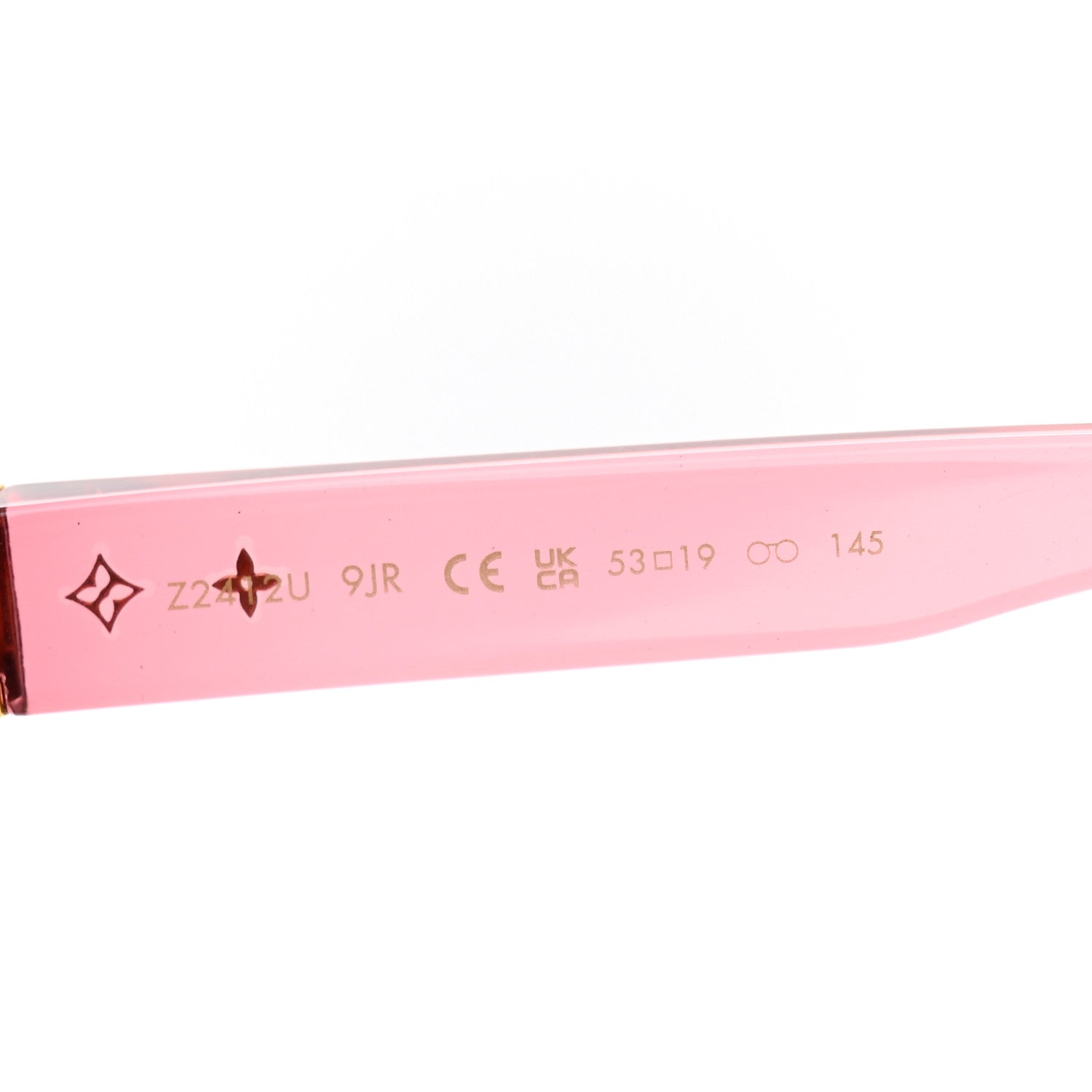 Louis Vuitton Acetate My Monogram Square Sunglasses Z2412U Pink 6 of 7