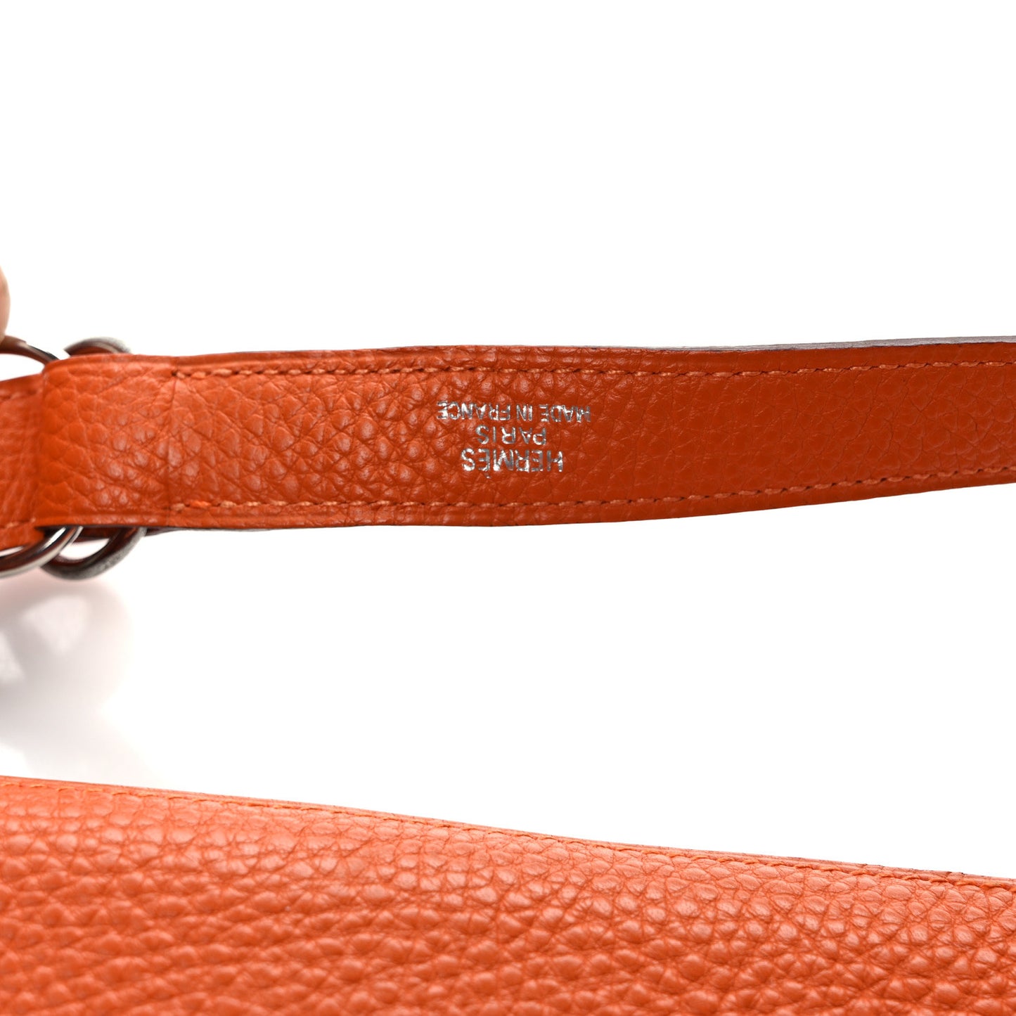 Togo Dogon Wallet Waist Pouch Orange