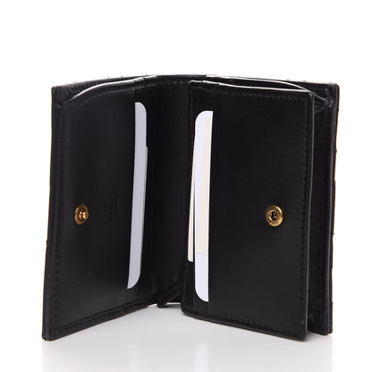 Gucci Calfskin Matelasse GG Marmont Card Case Wallet Black 4 of 8