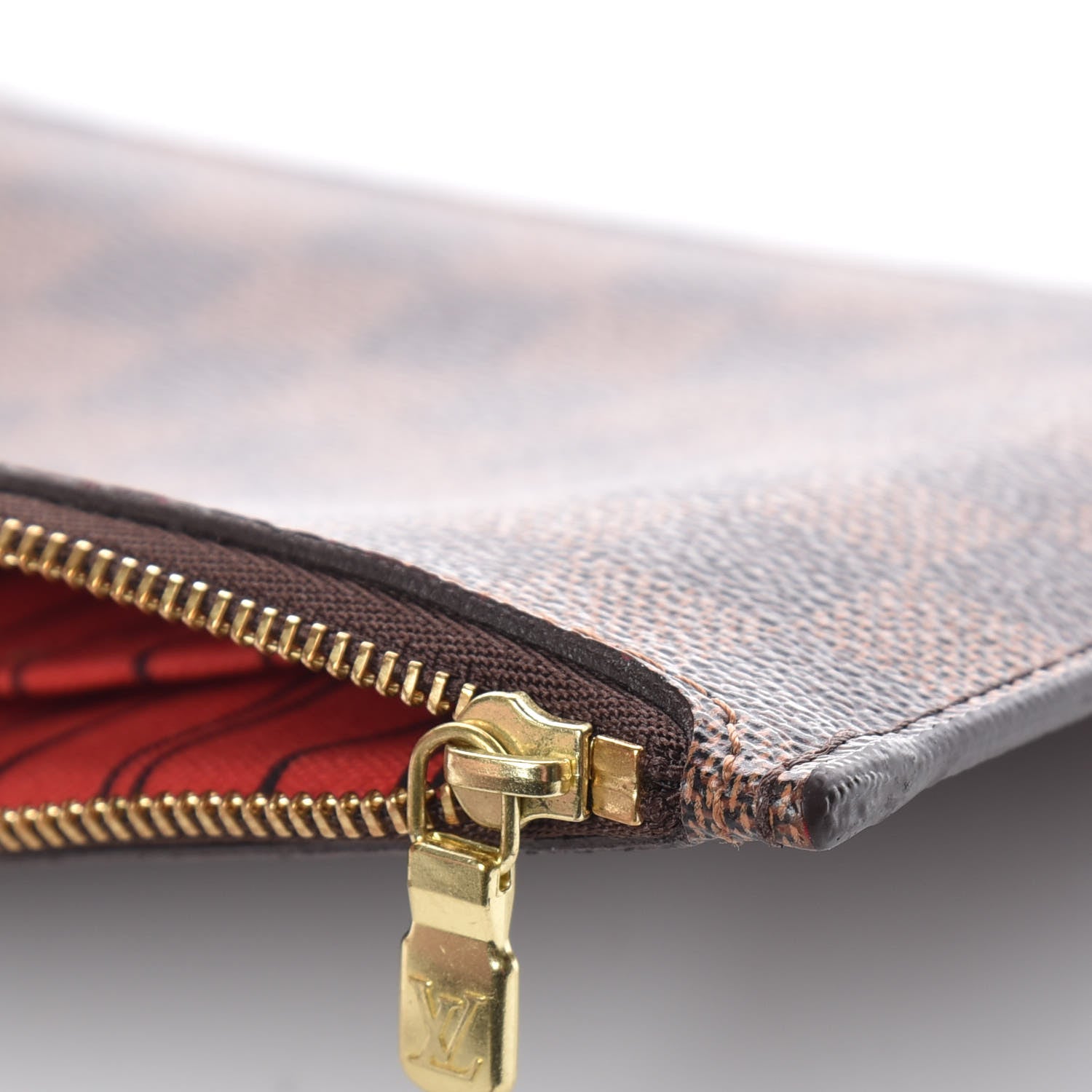 Louis Vuitton Damier Ebene Neverfull MM GM Pochette 10 of 11