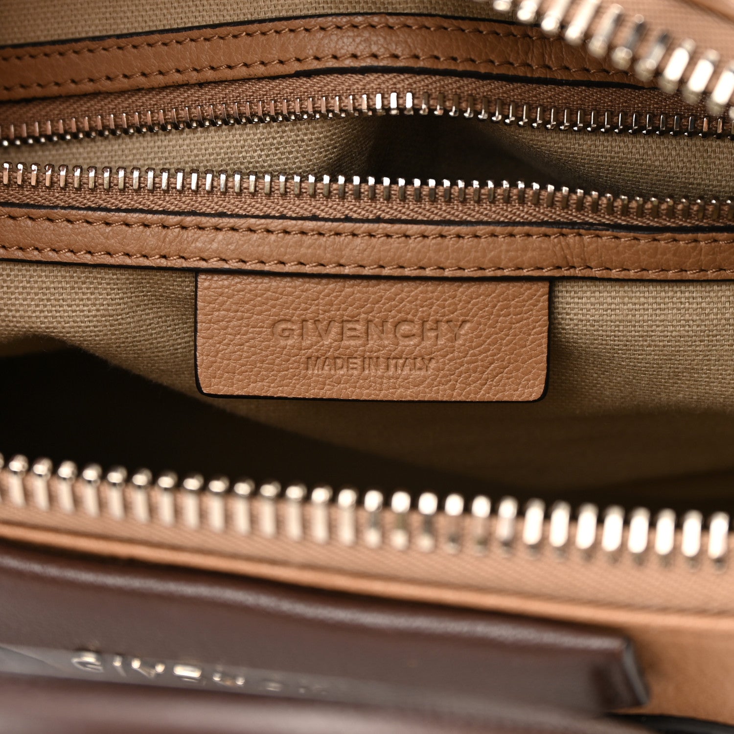 Givenchy Sugar Goatskin Small Tri-Color Antigona Beige Camel Brown 6 of 13