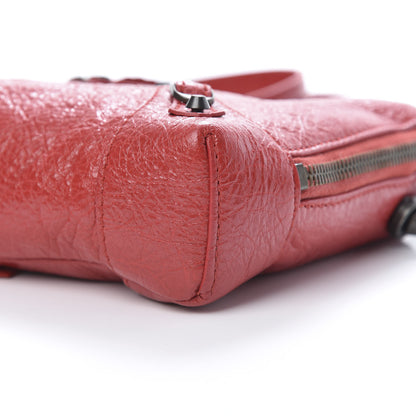 Balenciaga Agneau Classic Hardware XS Reporter Crossbody Rouge Tango 10 of 10