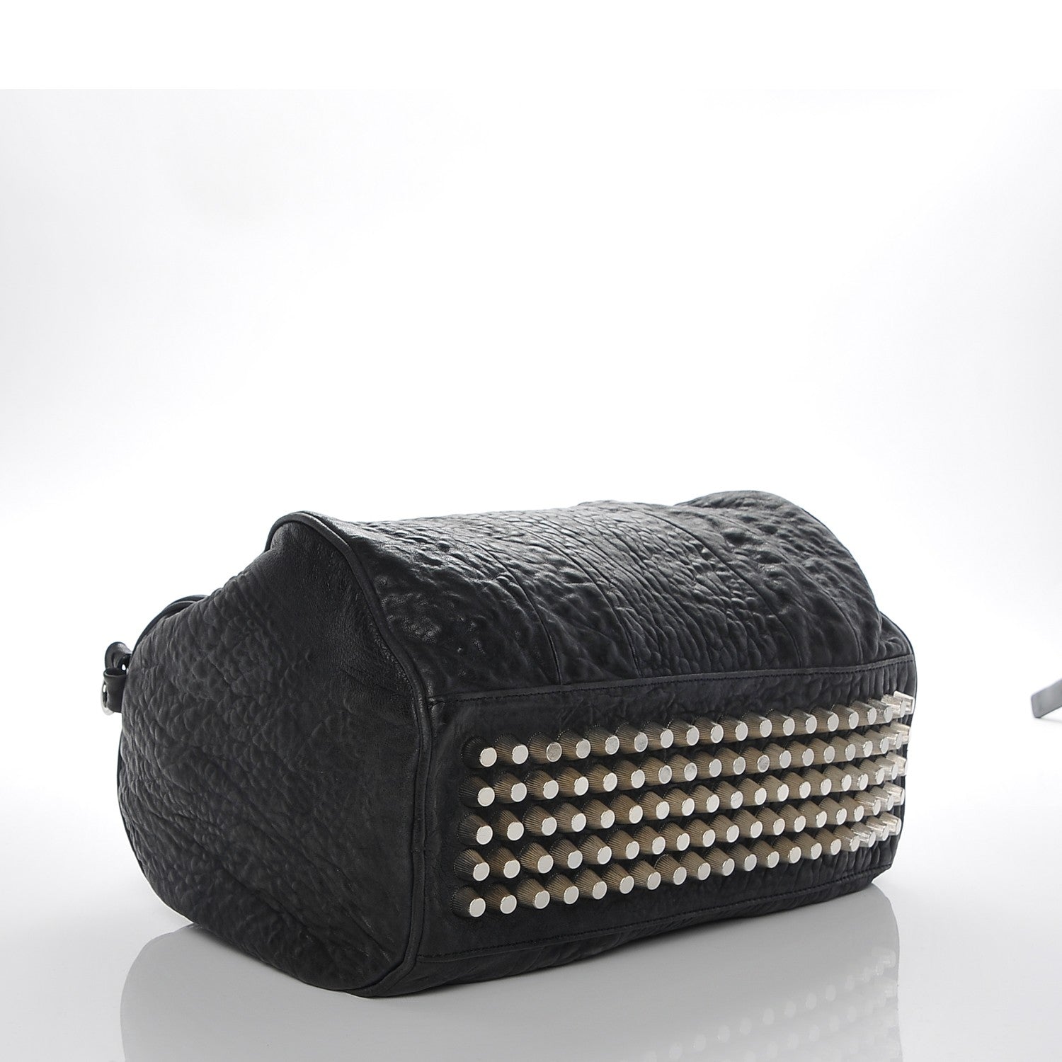 Alexander Wang Pebbled Lambskin Rocco Navy 4 of 6