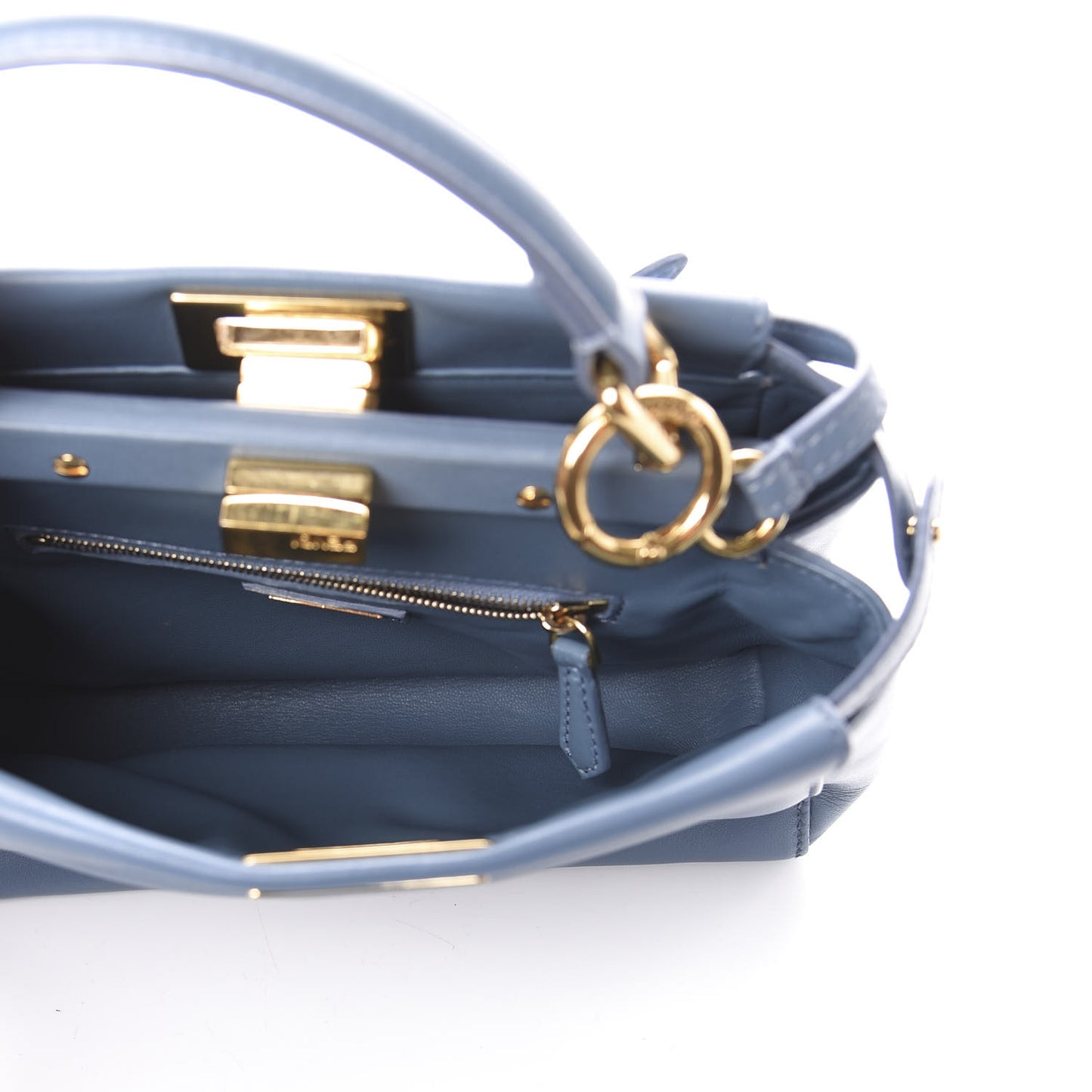 Nappa Mini Peekaboo Iconic Satchel Blue