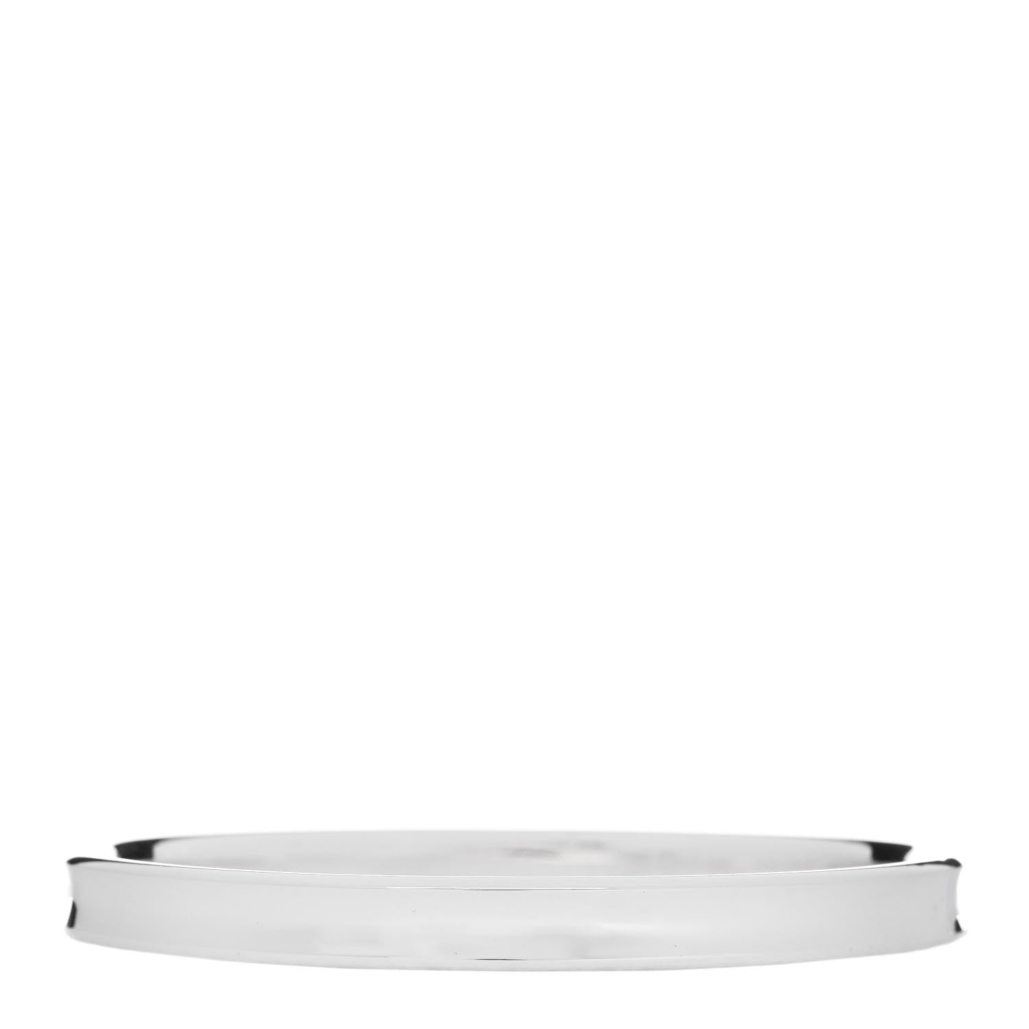 Tiffany Sterling Silver Narrow 1837 Bangle Bracelet 2 of 3