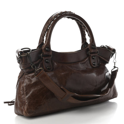 Balenciaga Chevre Classic Hardware First Chocolate 3 of 9