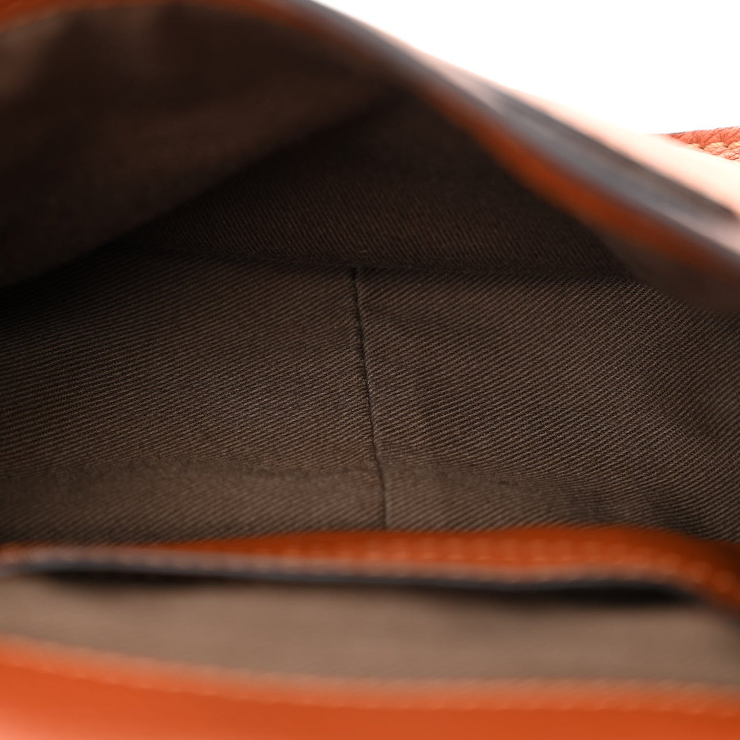 Grained Calfskin Small Marcie Saddle Bag Tan