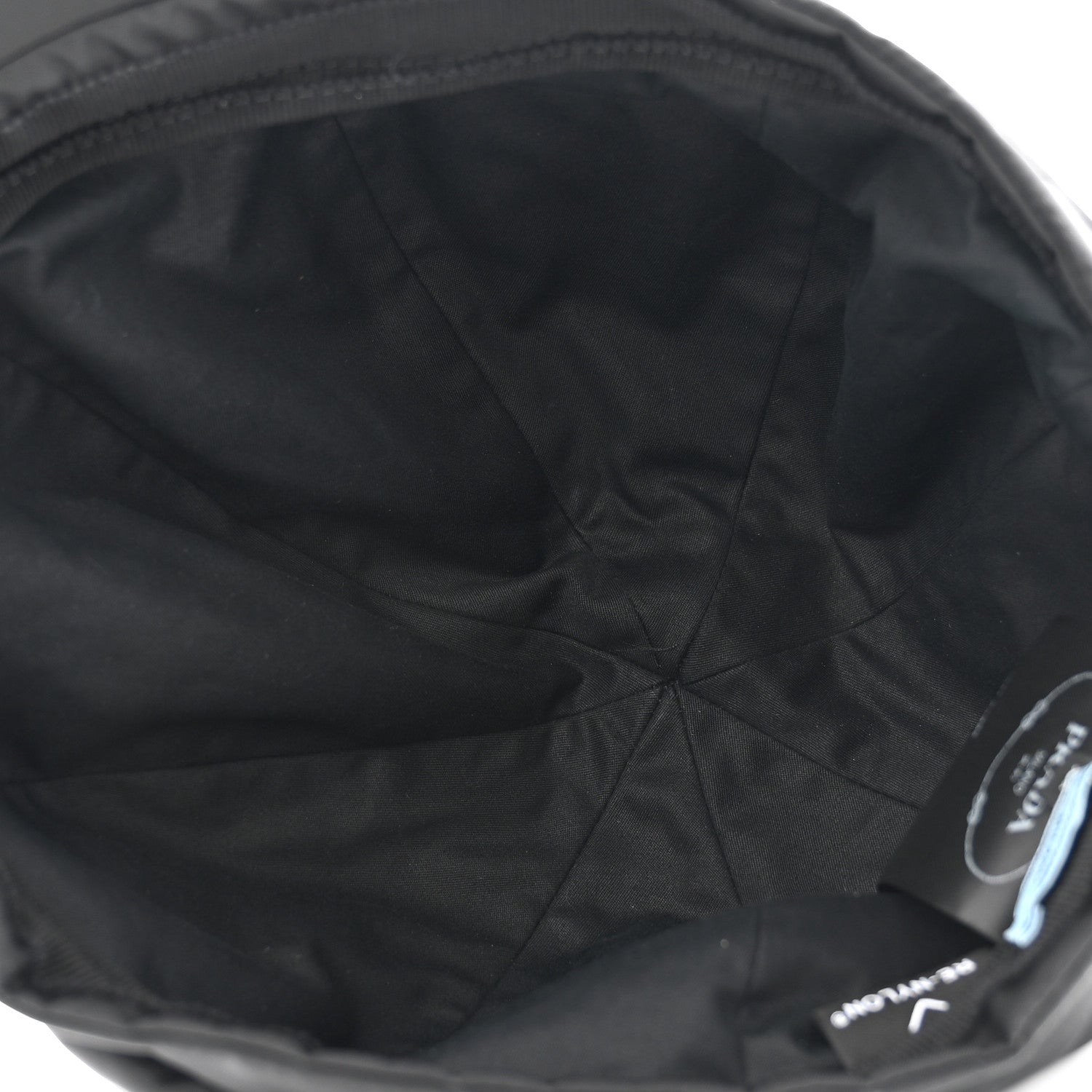 Prada Re-Nylon Newsboy Hat M Black 7 of 8