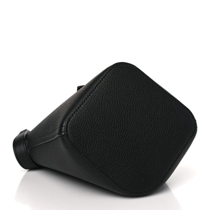 Loewe Soft Grained Calfskin Mini Pebble Bucket Bag Black 4 of 10