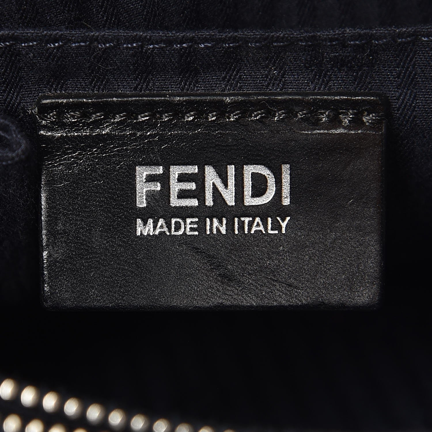 Fendi Vitello Elite Calf Hair Zebra Print Medium 2Jours Tote Blue Multicolor 7 of 8