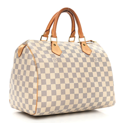 Louis Vuitton Damier Azur Speedy 30 4 of 21