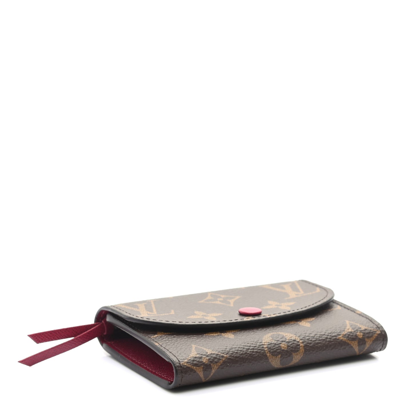Monogram Rosalie Coin Purse Fuchsia
